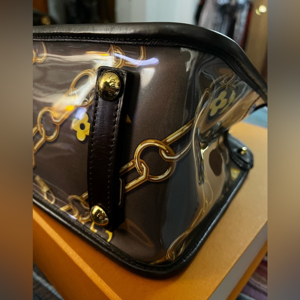 SOLD $800 Authentic LV Cabas satchel. Really pretty. - Picture 9 of 16